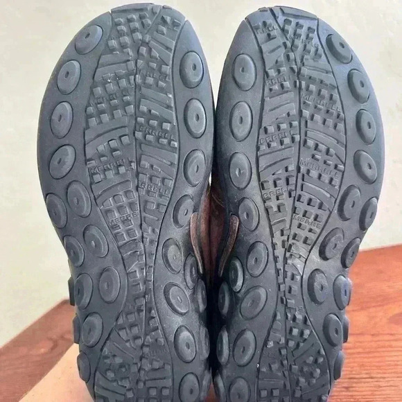 Merrell Jungle Moc Men's Slip On Shoes - Size 8 Lightly Used Brown Suede Leather - Picture 10 of 10